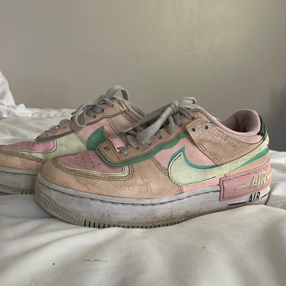 Nike AF1 Shadow Air Force 1 Arctic Punch Pink Green